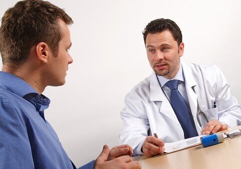 doctor's examination for prostatitis