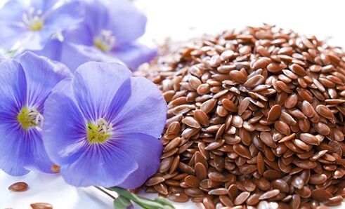 The use of flaxseed products helps prevent the development of malignant tumors in the prostate